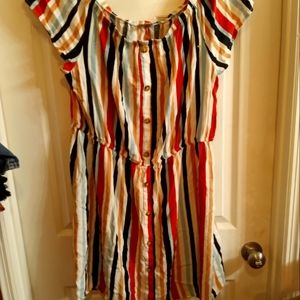 Women's plus size mini dress 3X